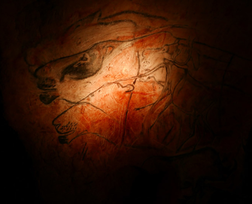 Panneau des lions Grotte Chauvet
