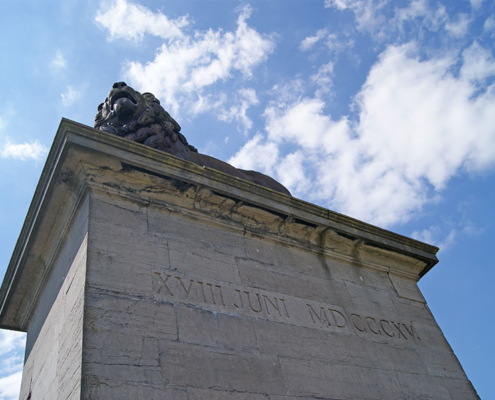 Butte du Lion Mémorial Waterloo 1815